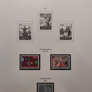 Liechtenstein 1961-2005 in KABE album