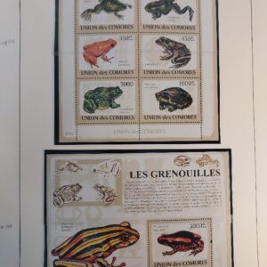 Diverse thema blokken op bladen