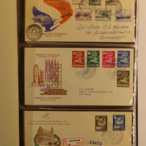 Nederland verzameling FDCs 1950-1972