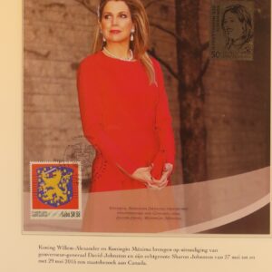 Caribisch Nederland Koningshuis gedenkbladen