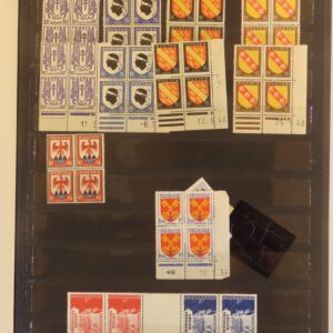 Frankrijk boek met blokken van 4