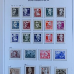 DDR Duitsland 1949-1990 in 3 DAVO albums